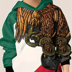 Eagle Graphic Hoodies Boys Girls Kids Clothes Halloween Gift Party