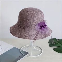 Mesh Breathable Solid Bucket Hat Adjustable Travel Beach Hats