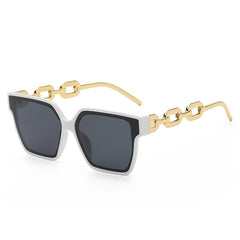 Vintage Oversized Square Sunglasses Women Sun Protection Lenses