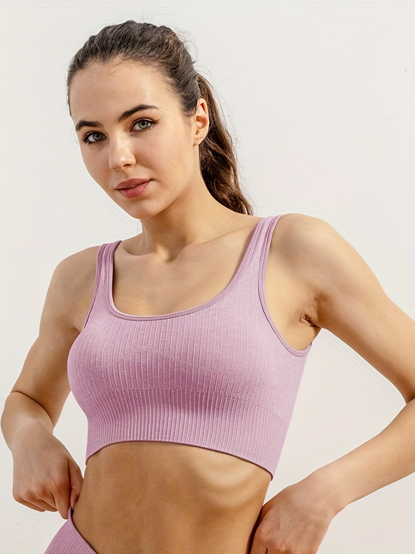 Breathable Yoga Sports Bra Push Up Gym Crop Top Women's Activewear