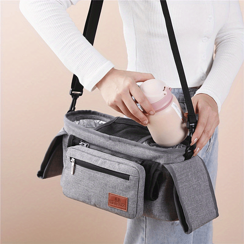 Baby Stroller Hook Bag Bottle Holder Shoulder Mummy Bag