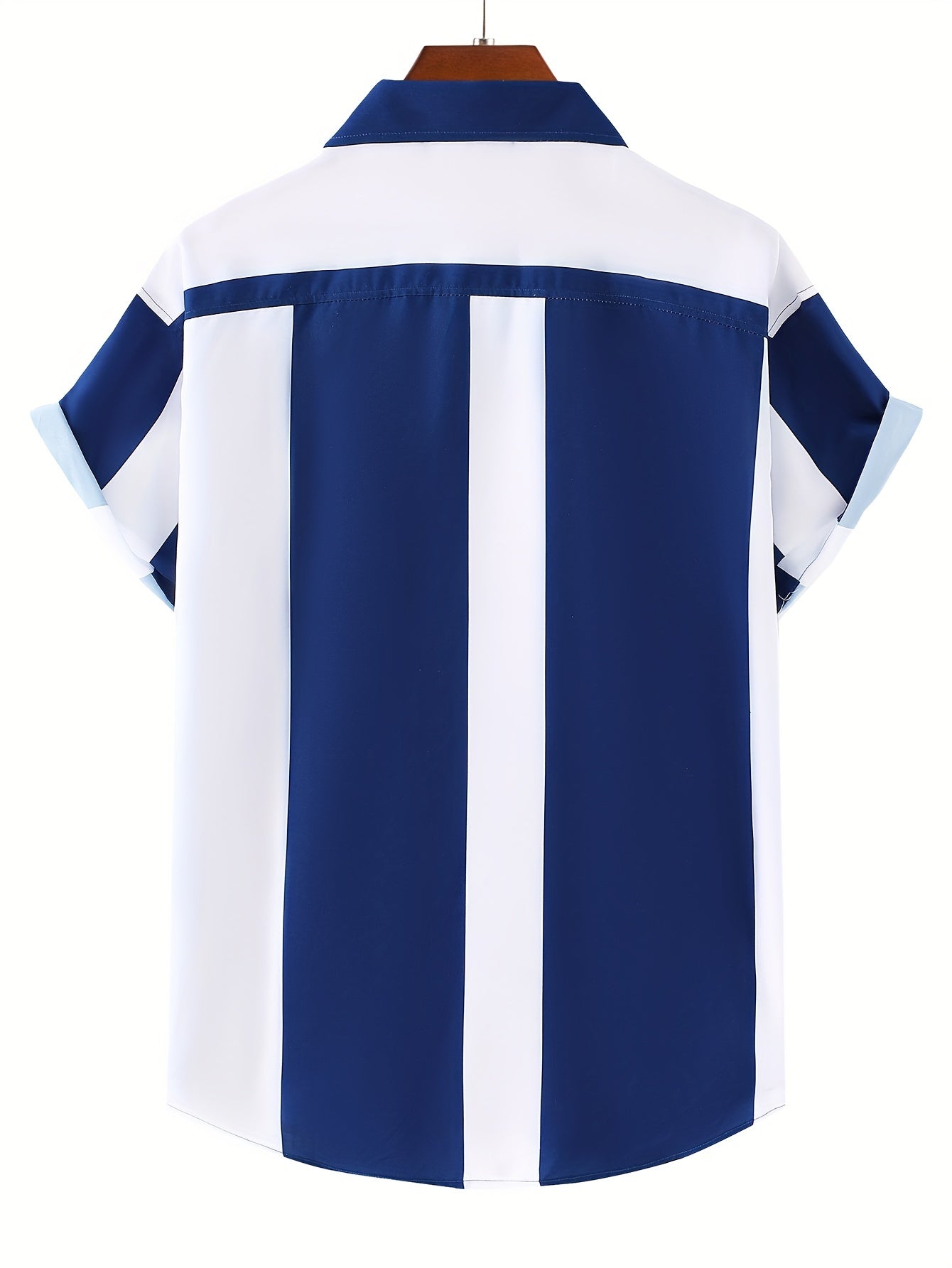Men's Casual Short Sleeve Shirt for Summer Vacation Tops