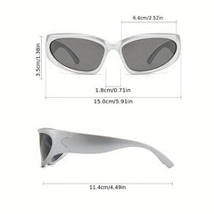 Y2K Men's Sunglasses for Street Photography