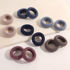 12pcs Solid Hair Tie