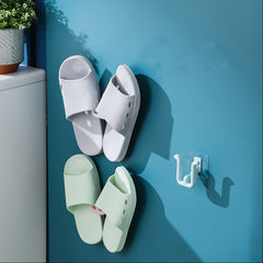 Wall Mounted Bathroom Slippers Holder Drain Rack Bathroom Slippers Hanger