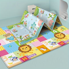 Foldable Kids Rug Cartoon Pattern Educational Activity Surface