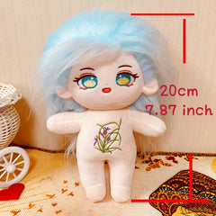 Fried Hair Doll Plush No Clothes Star Doll