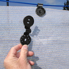 50pcs Shade Cloth Heavy Duty Lock Grips Greenhouse Shade Cloth Fix Clamp