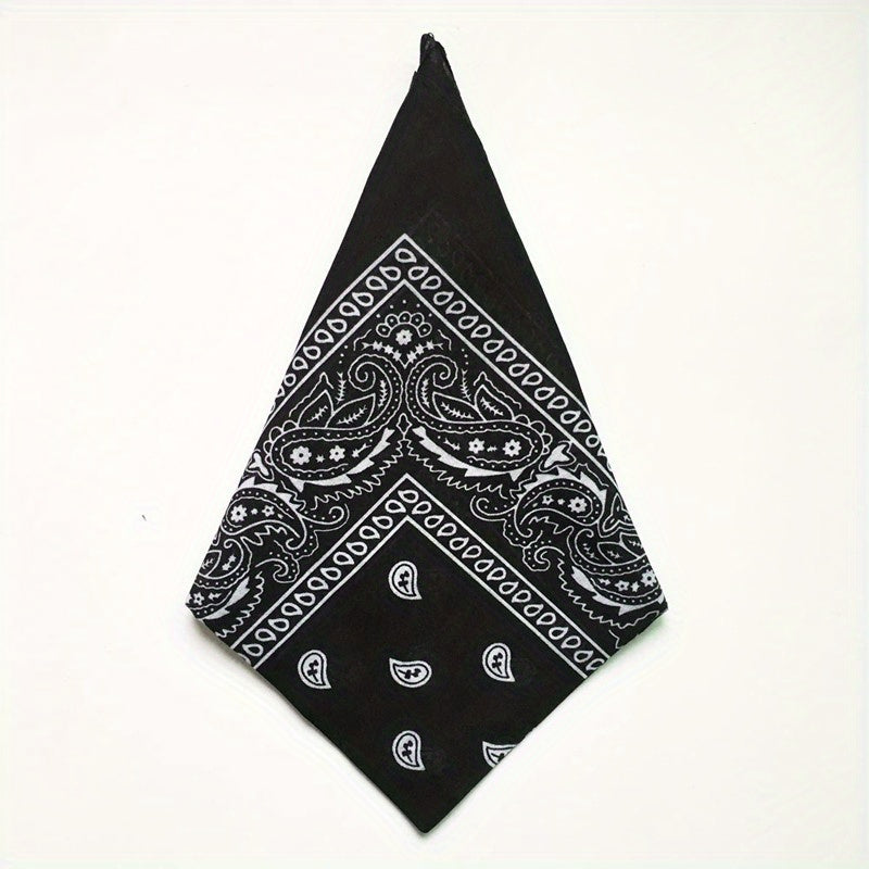 Cashew Flower Large Square Scarf Insect Paisley Bandana