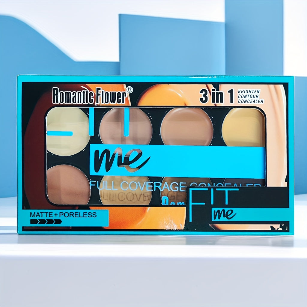 3-in-1 Brightening Concealer Palette Waterproof