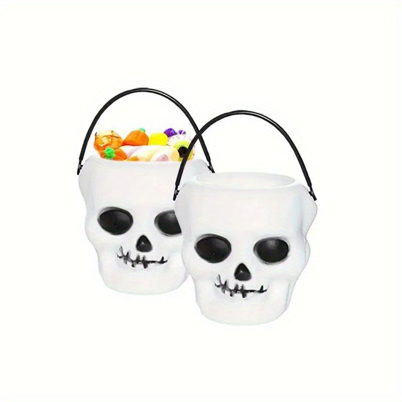Halloween Pumpkin Lantern Candy Bucket Mini Ghost Candy Bucket