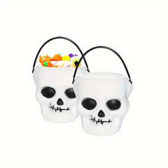 Halloween Pumpkin Lantern Candy Bucket Mini Ghost Candy Bucket