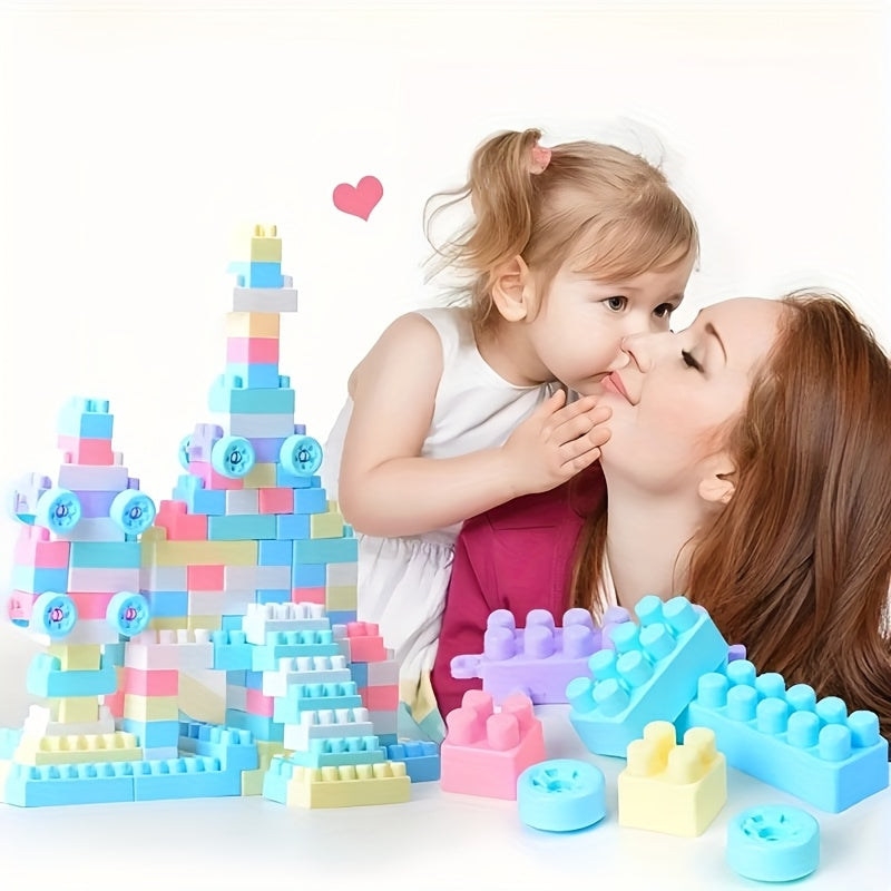 Macaron Colors Building Blocks Toy for Brain Development