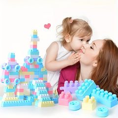 Macaron Colors Building Blocks Toy for Brain Development
