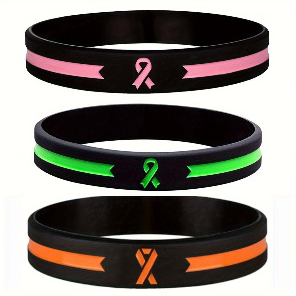 3pcs Baseball Sports Wristband Inspirational Bracelet Motivation Mode