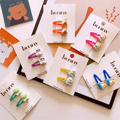 Duck Hair Clips Transparent Animal Hairpins Headwear Hair Accessories