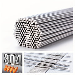 20pcs 304 Stainless Steel BBQ Round Skewers + Container, Kitchen Accessories