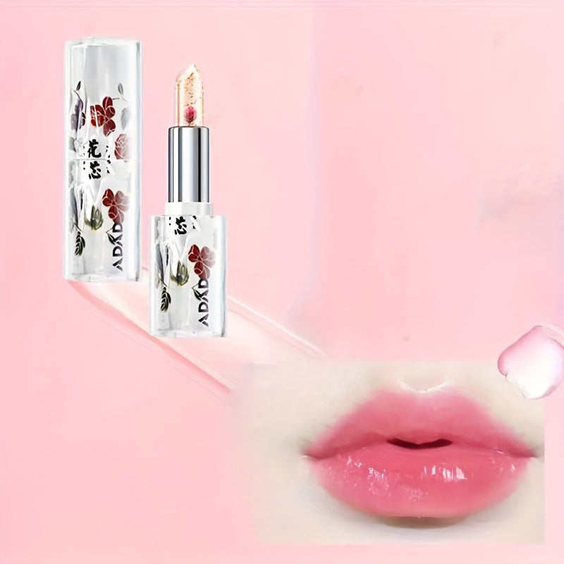 Crystal Changing Petal Lipstick Golden Foil Moisturizing Lip Balm