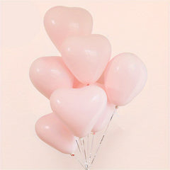 30pcs Macaron Heart Shaped Latex Balloons Romantic Decoration