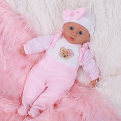16 Reborn Youngsters Doll Soft Body Lifelike Soothing Item Gift Boys & Girls