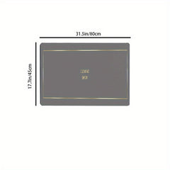 Rubber Backing Kitchen Floor Mat Non slip Waterproof Kitchen Rugs Sets