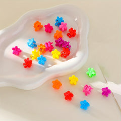 30pcs Baby Girls Flowers Shaped Claw Clips Hair Accessories