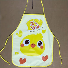 Cartoon Apron Housework Bib Painting Waterproof Sleeveless Blouse