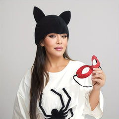 Women's Cat Ear Party Hat feline cosplay wig cap Lightweight Polyester Costume H