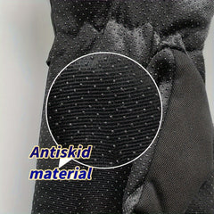 Winter Fleece Lined Warm Gloves For Women Men Ski Gloves