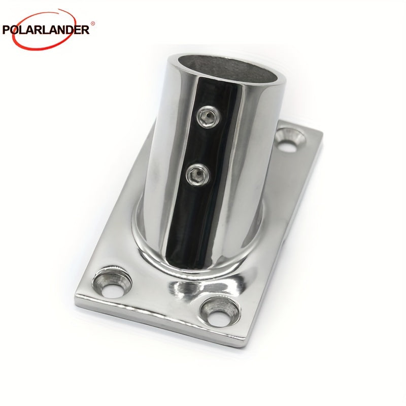 Stainless Steel Handrail Fittings Rectangular Base 60 32mm