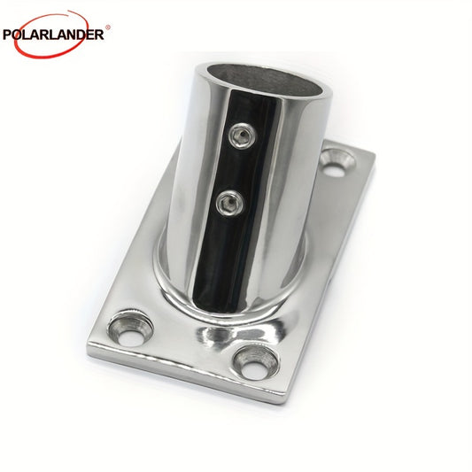 Stainless Steel Handrail Fittings Rectangular Base 60 32mm