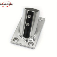 Stainless Steel Handrail Fittings Rectangular Base 60 32mm
