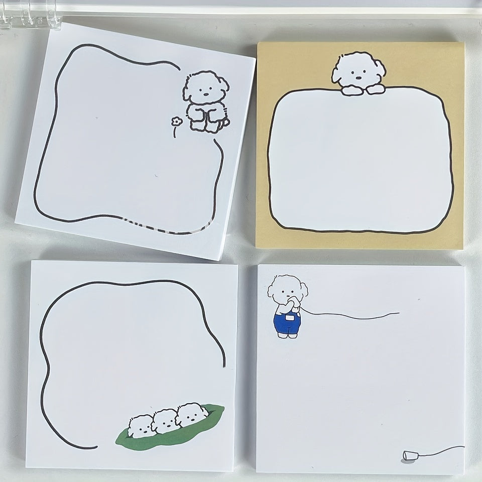 Line Puppy Postit Sticky Notes High Appearance, Tearability