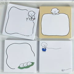 Line Puppy Postit Sticky Notes High Appearance, Tearability