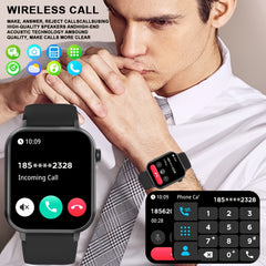 GWENLAND X12 Smartwatch Wireless Calling Fitness Tracker Pedometer