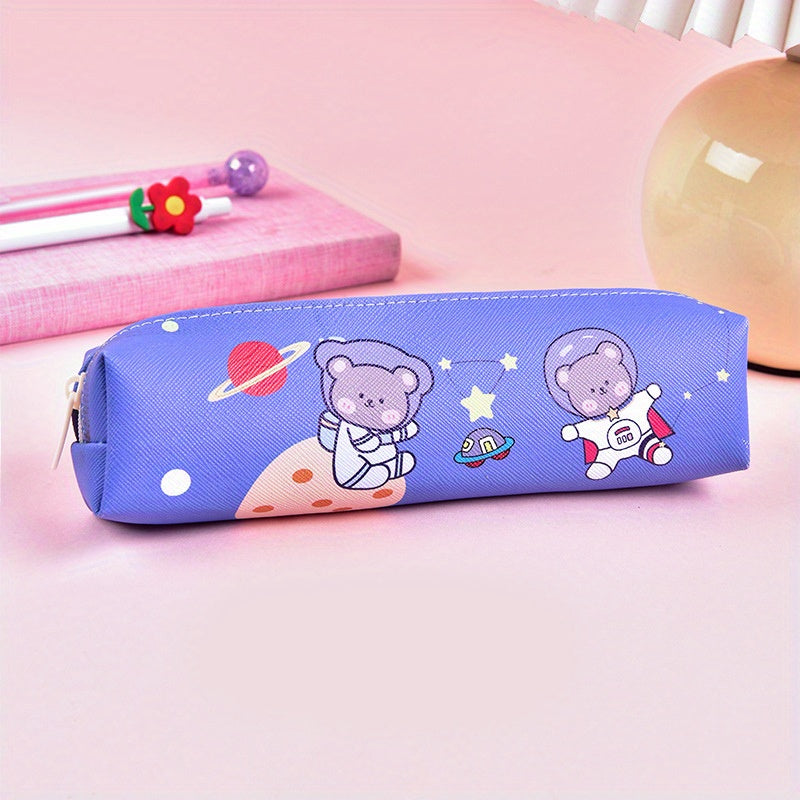 Cartoon Pencil Case Makeup Brush Storage Bag Travel Cosmetic Bag