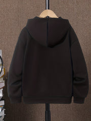 Boy's Dragon Pattern Hoodie Long Sleeve Top