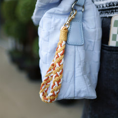 Yiflin Boho Keychain Wrist Lanyard For Keys