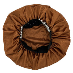 Rhinestone Bonnet Sleeping Caps Women Night Caps Hair Wraps Hair Accessories