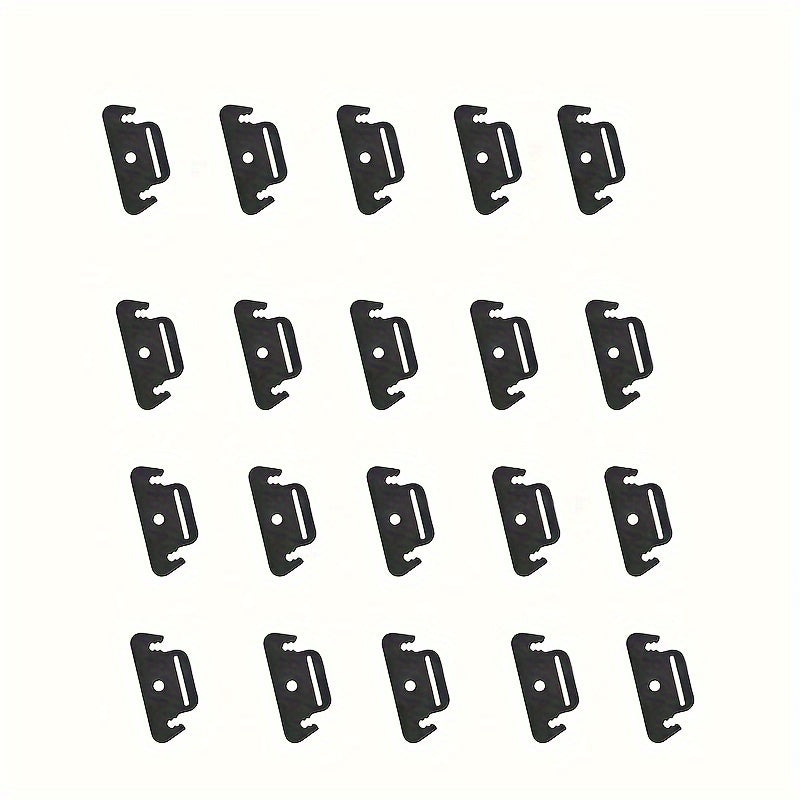20pcs Tent Rope Plastic Adjustment Buckles Canopy Pole Reinforcement
