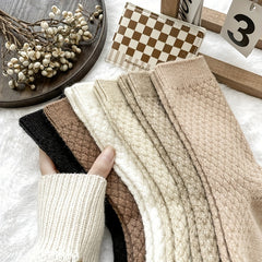 6 Pairs Argyle Pattern Socks Women's Mid Tube Stockings