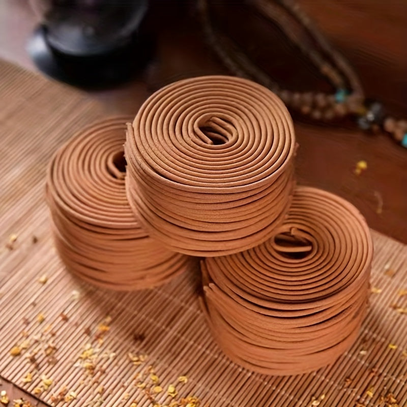 40pcs Natural Sandalwood Coil Incense for Mosquito Repellent
