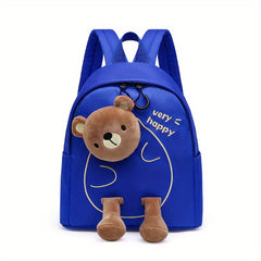 Kids Cartoon Bear School Bag Lightweight Backpack Boys Girls