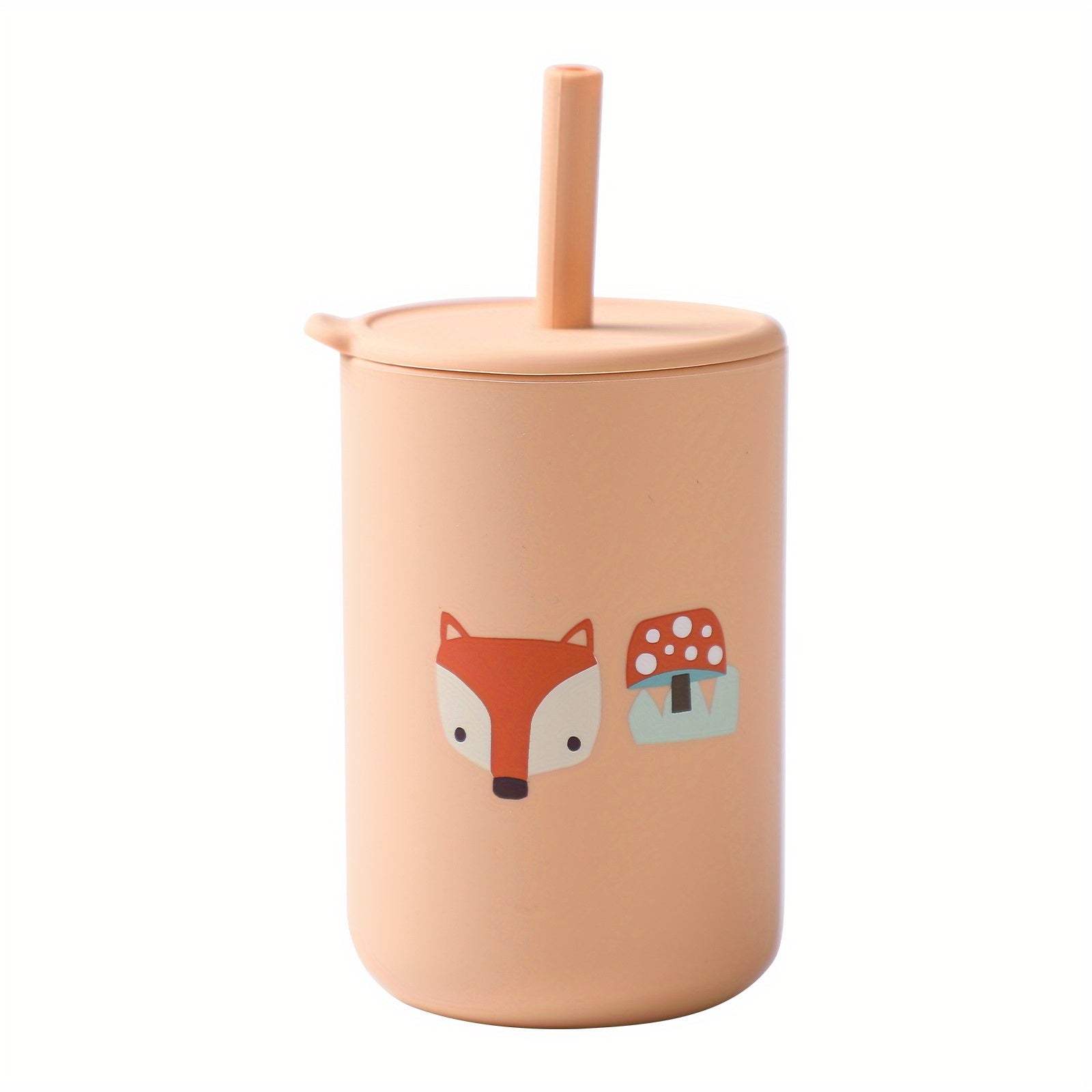 Animal Printing Silicone Baby Cups - Variety of Colors