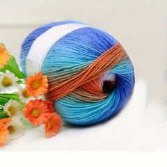 Gradient Wool Yarn Multicolor Rainbow Yarn for Knitting & Crochet