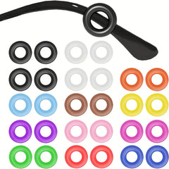 14 Pairs Glasses Ear Grip Strap Holder Silicone Anti Slip Multicolored