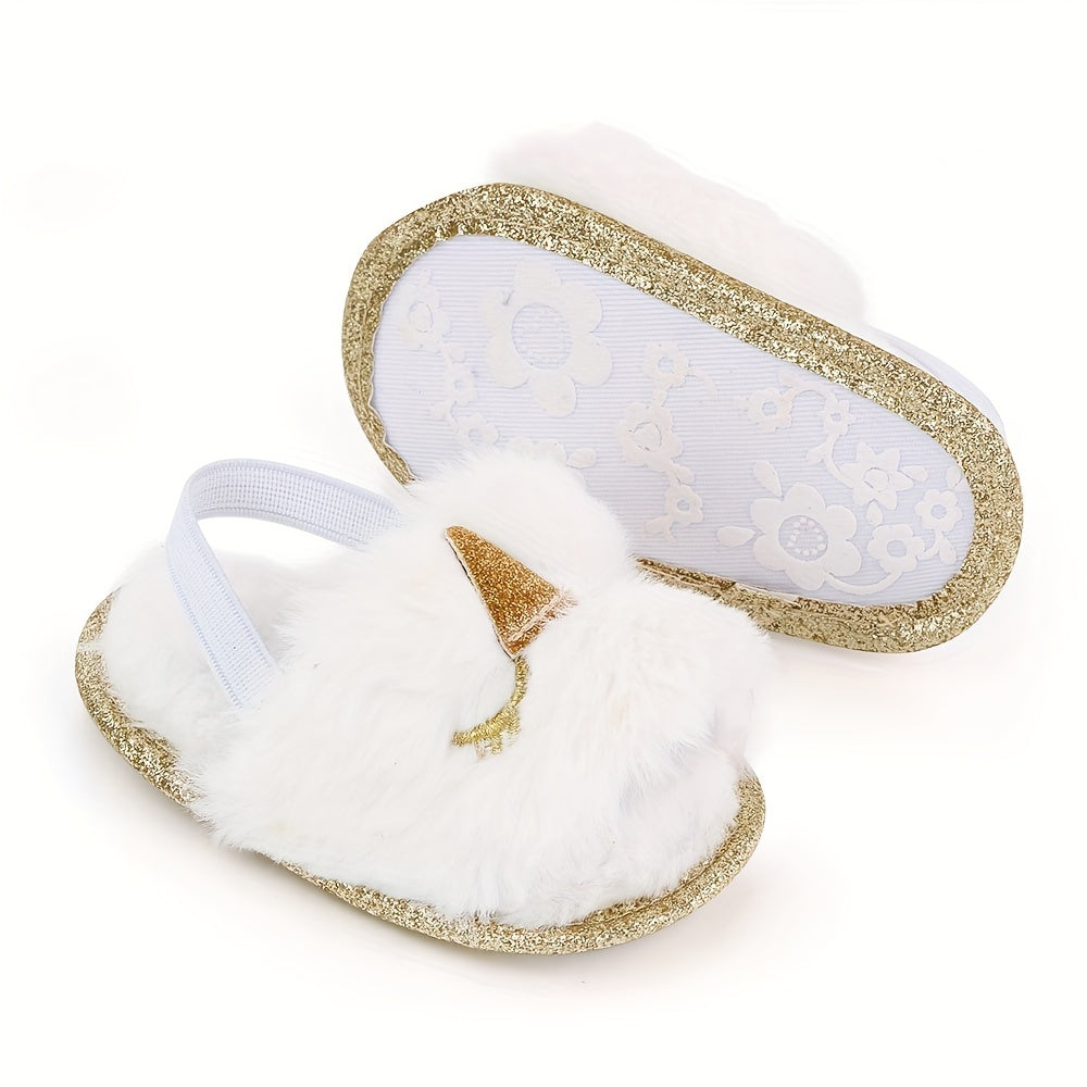 Furry Sandals Baby Boys Lightweight House Shoes Spring Autumn