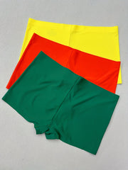 3pcs Seamless Boyshort Panties Soft & Stretchy Women's Lingerie