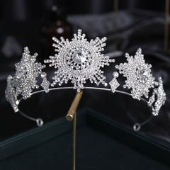 Crystal Rhinestone Bridal Crown Wedding Tiara