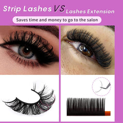 30 pairs Faux Mink Lashes Wispy Natural Look for Dramatic Eyelashes Extension